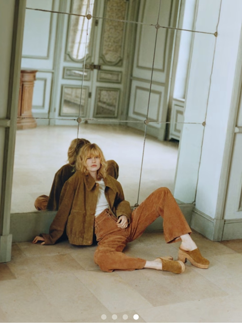 Sezane Suede THÉODORE JACKET Sz 36 - Picture 3 of 9